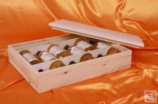 Dřevěná bedýnka z masivu na 6 lahví